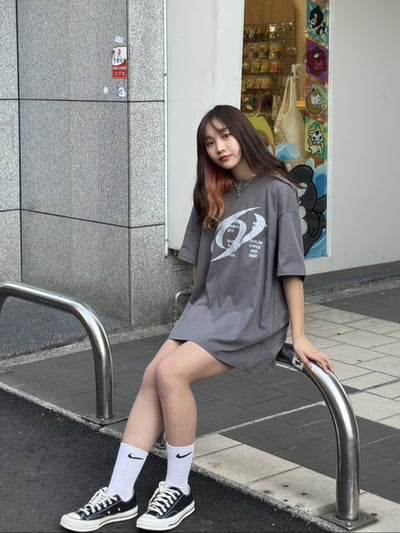 【現貨】漩渦編號短T5