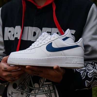 【現貨】NIKE AIR FORCE 1 午夜藍 白藍 男款 ｜FJ4146-1235