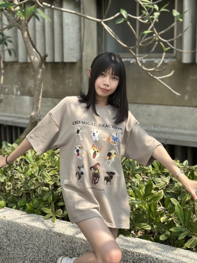 【超Q現貨】狗狗圖鑑印花短T7