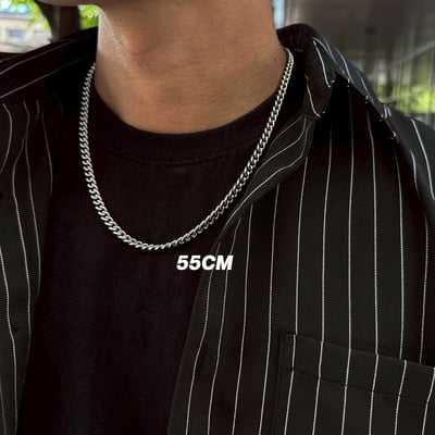 【簡約穿搭必備配件】鈦鋼金屬銀色項鍊5