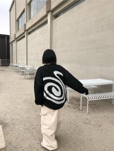 【質感單品】漩渦重磅毛衣7