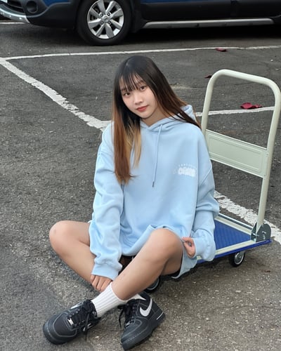 【現貨速發】Nice手勢牛奶絨帽T1