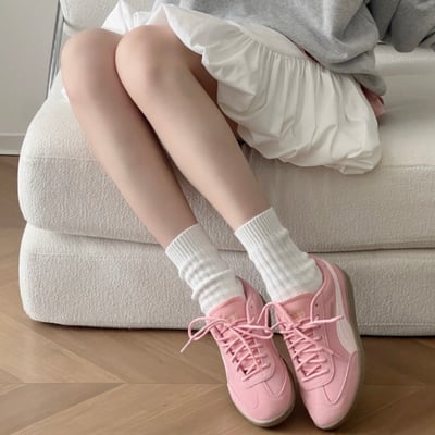 【新款!國外限定】Puma 9-T Suede 淡粉色 櫻花粉 復古粉 復古德訓鞋｜406756-024