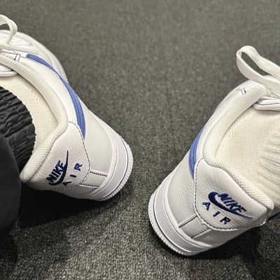 【清爽配色】Nike Air Force 1 白藍 反車縫線 白武士｜ HQ2037-1004