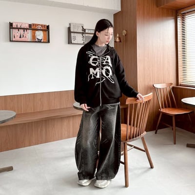 【預購】CAMO水墨抽繩連帽外套8