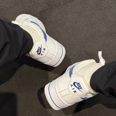 【清爽配色】Nike Air Force 1 白藍 反車縫線 白武士｜ HQ2037-1006