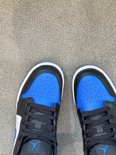 【限時預購價】AIR JORDAN 1 LOW 皇家黑藍白｜5535581403