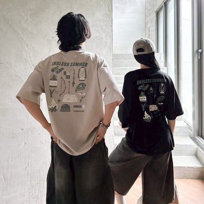 【現貨】endless summer野營工具短T1