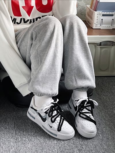 【訂製款】Nike Air Force 1 時空斷裂灰痕5