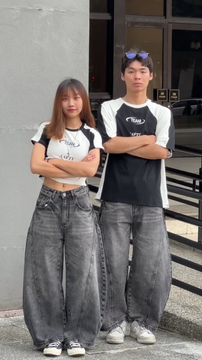 【粉絲限定!!!帥到沒對手】撞色賽車風三件套裝組2