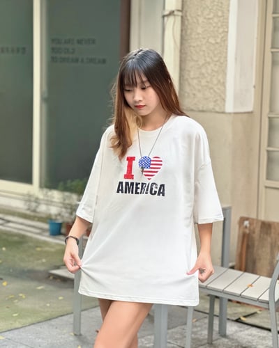 【美式現貨】I LOVE AMERICA短T2