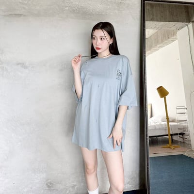 【現貨】CAT SLEEPING瞌睡貓塗鴉風印花短T4