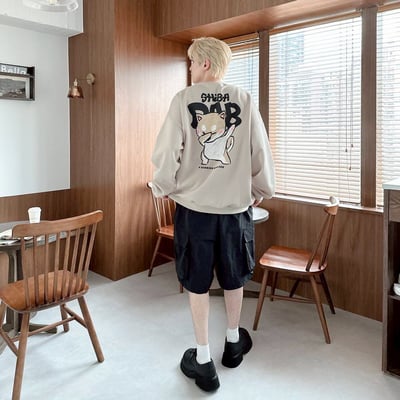 【現貨】SHiBA DAB柴犬塗鴉感大學T6