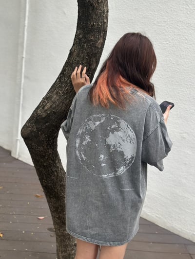 【現貨】地球街頭文字水洗寬T6