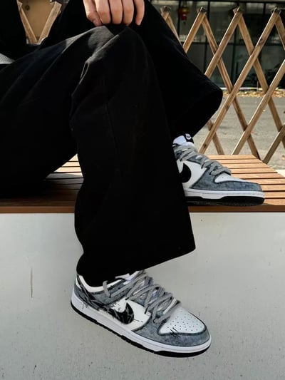【訂製款】Nike Dunk Low 裂影灰燼6