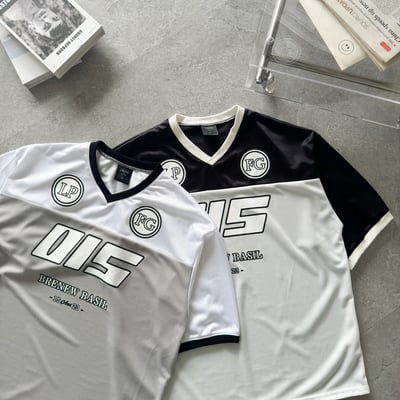 【現貨】拼接撞色棒球球衣短T12