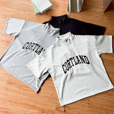 【現貨】CORTLAND立領刺繡休閒衛衣12