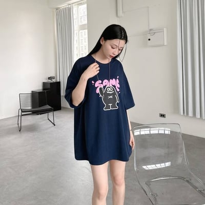 【超Q萌怪現貨】SAME泡泡字小怪獸短T4