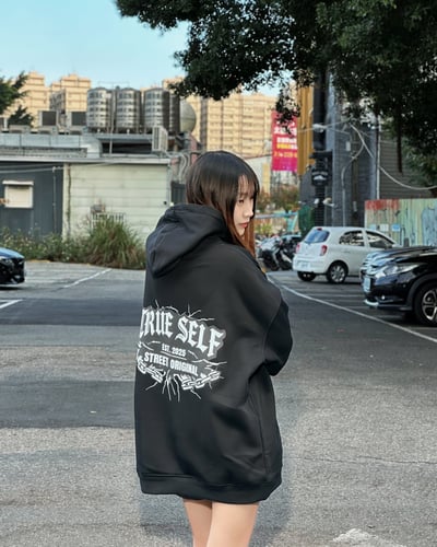 【現貨速發】街魂鏈鎖牛奶絨帽T9