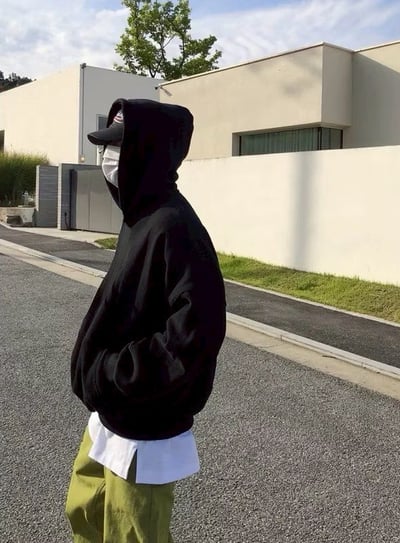 【現貨】素色百搭短寬刷毛帽T4