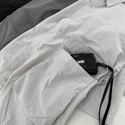 【現貨】大口袋機能短袖襯衫7