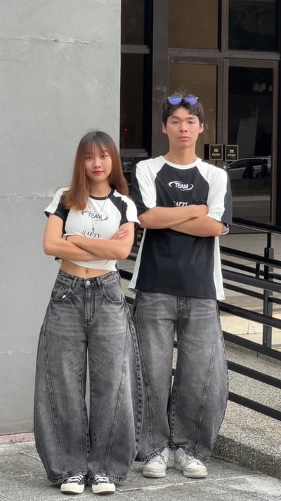 【粉絲限定!!!帥到沒對手】撞色賽車風三件套裝組3