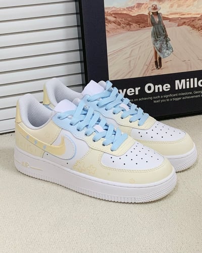 【訂製款】Nike Air Force 1 奶油晨藍8