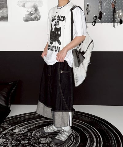 【現貨】QQ趣味小貓短T5