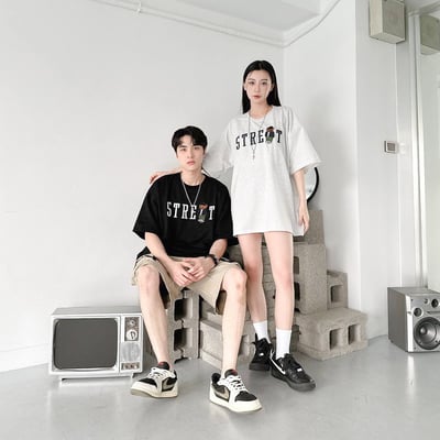 【現貨】STREET刺繡小熊短T7