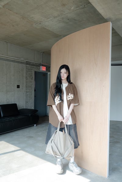 【現貨】California毛巾繡開襟球衣罩衫6