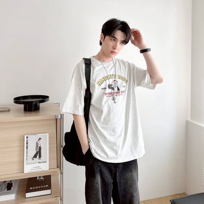 【現貨】NAUGHTY BEAR小熊畫家印花短T4