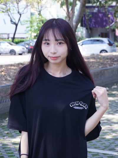 【現貨】NEW YORK CITY泡泡簍空英文字短T9