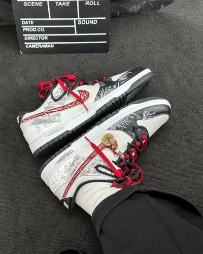 【訂製款】Nike Dunk Low 赤勾紋影6
