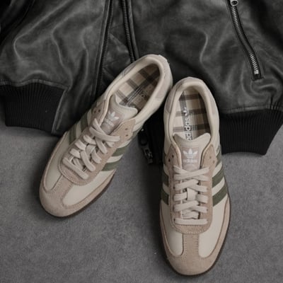 【國外限定!秋冬爆款色】ADIDAS SAMBA OG 抹茶奶灰 焦糖底｜JR08933
