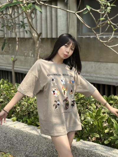 【超Q現貨】狗狗圖鑑印花短T6