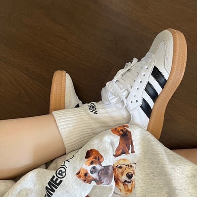 【爆款超殺折扣】ADIDAS SAMBA XLG 厚底 經典白黑復古德訓鞋｜IE13773