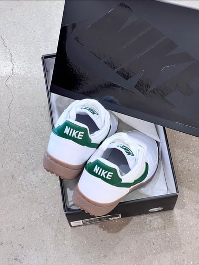 【現貨】NIKE W FIELD GENERAL 白綠 復古 皮革 膠底 休閒鞋｜FZ5593-1035