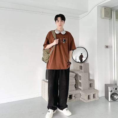 【現貨】STREET刺繡小熊短T9