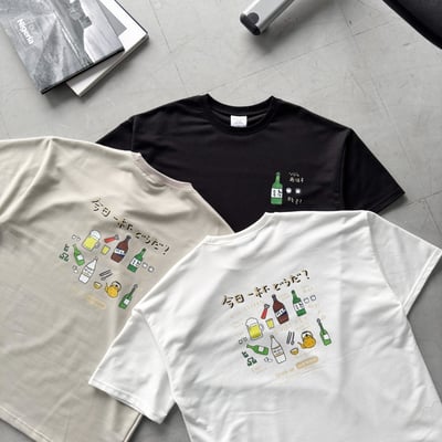 【現貨】韓國酒印花短T8