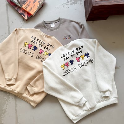 【現貨】CROSS DREAMS 愛心排列印花大學T12