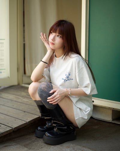 【現貨】join THE Carbs CLUB抽菸爆米花印花短T10