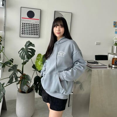 【現貨】復古遊戲搖桿印花刷毛帽T6