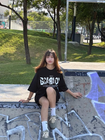 【現貨】城市爆裂英文字短T12