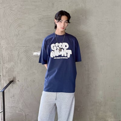 【SORONA® 涼感現貨】GOOD NIGHT發泡字體短T4