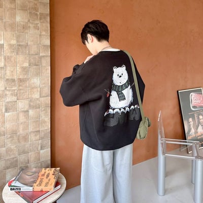 【現貨】SNOW雪人插畫感大學T10