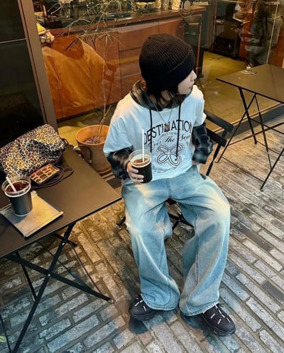 【撞衫率極低!!!現貨】變形蟲文字短T4