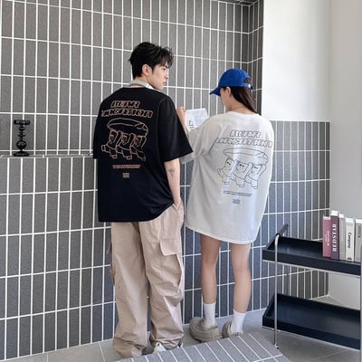 【現貨】BEAR VACATION鏤空字體小熊短T1