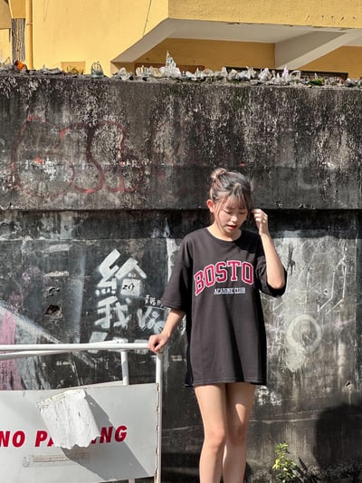 【熱銷款回歸現貨】BOSTON刺繡短T6