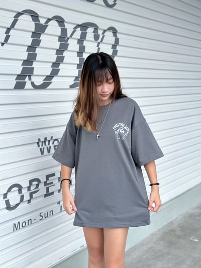 【現貨】反光炫彩墨鏡幽靈短T8