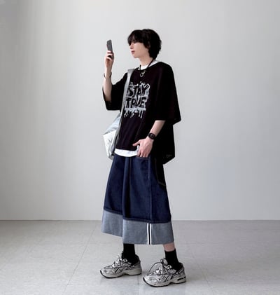 【現貨】STAY TRUE 噴漆華夫格印花短T3